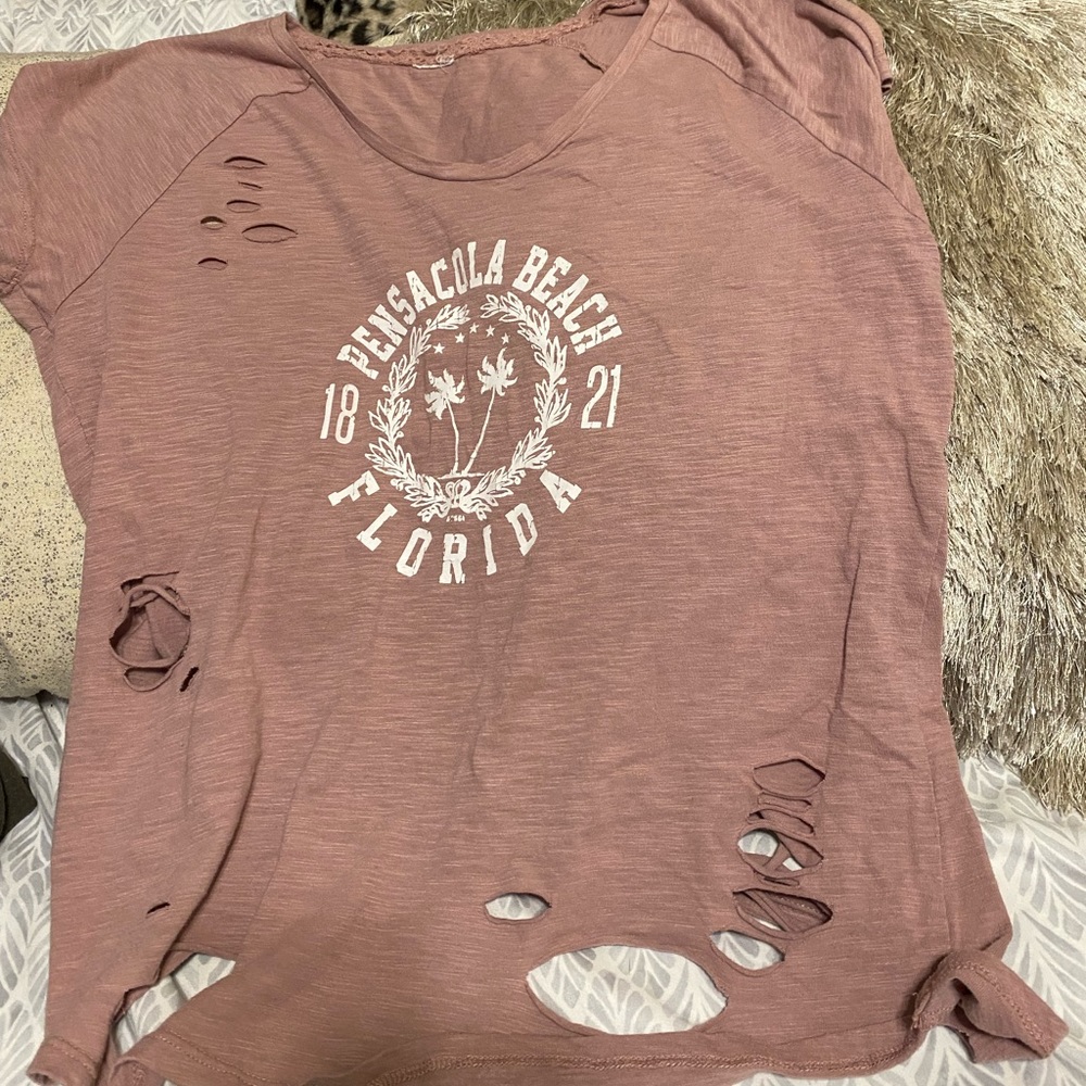 Pbf riped T-shirt